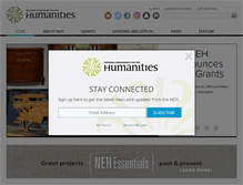 Tablet Screenshot of neh.gov